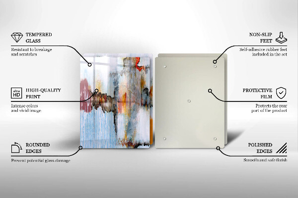 Chopping board Paints abstraction