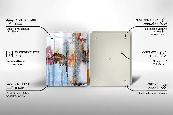 Chopping board Paints abstraction