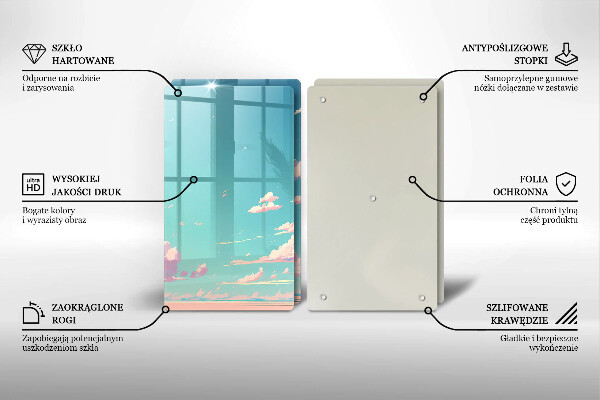 Chopping board Illustration sky