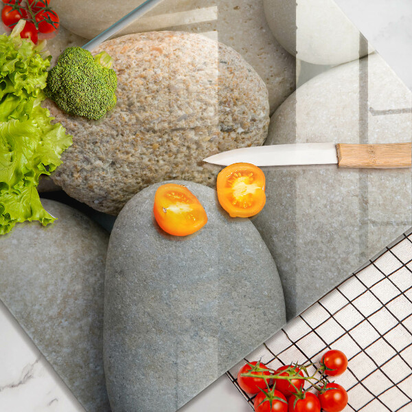 Chopping board Oval stone pattern