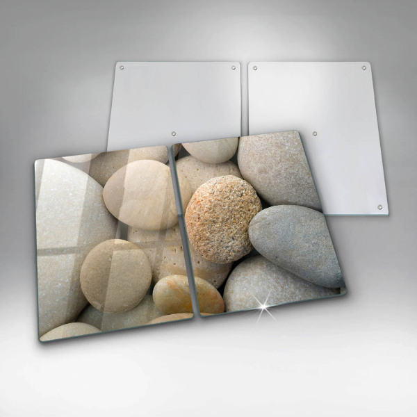 Chopping board Oval stone pattern