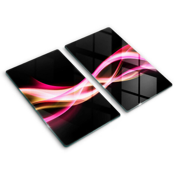 Chopping board Neon Smoke abstraction