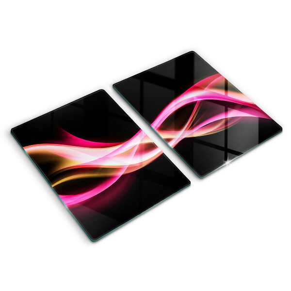 Chopping board Neon Smoke abstraction