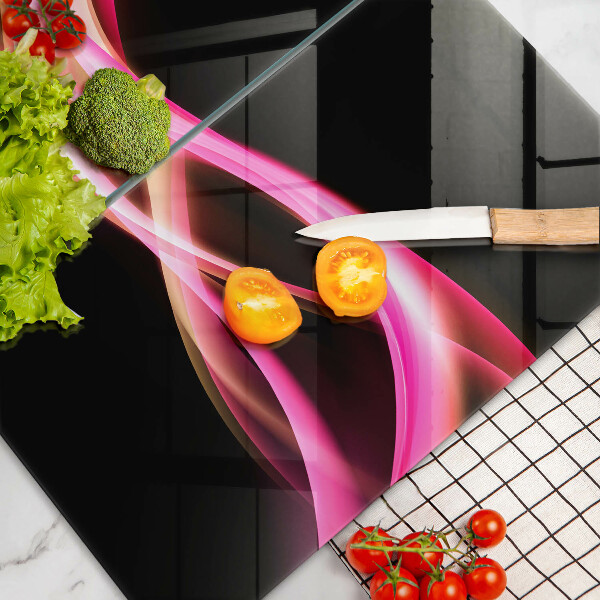 Chopping board Neon Smoke abstraction