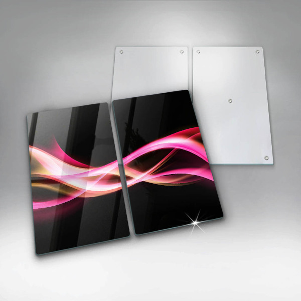 Chopping board Neon Smoke abstraction