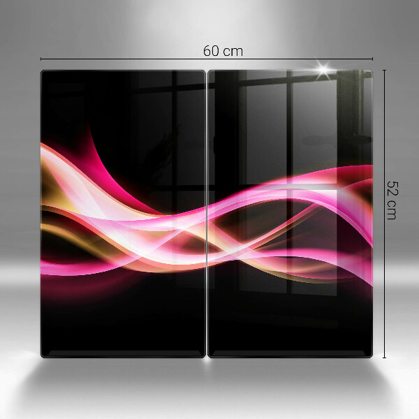 Chopping board Neon Smoke abstraction