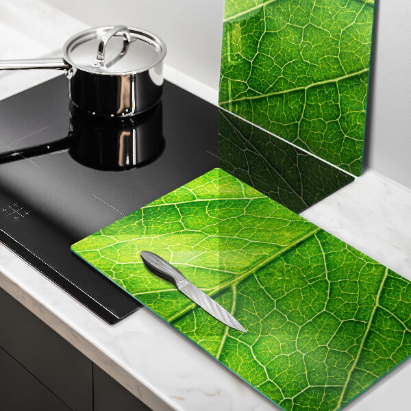 Chopping board Leaf lines nature