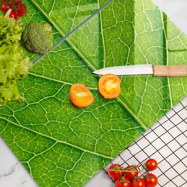 Chopping board Leaf lines nature