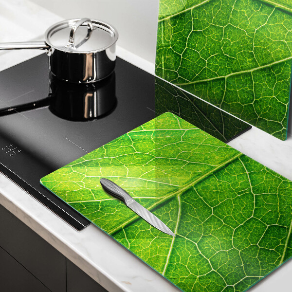 Chopping board Leaf lines nature