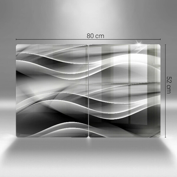 Chopping board Abstraction of smoke lines