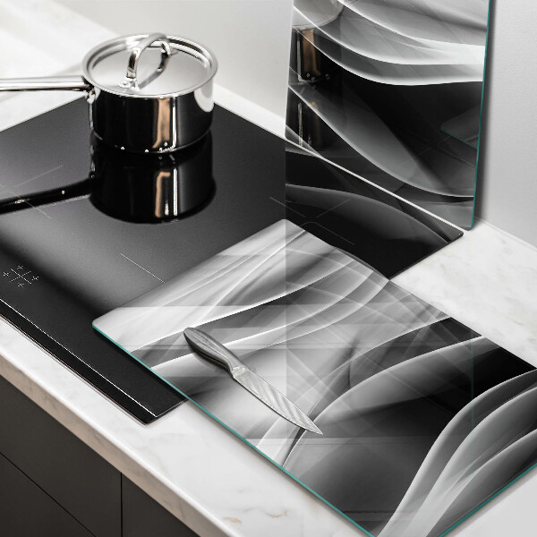 Chopping board Abstraction of smoke lines