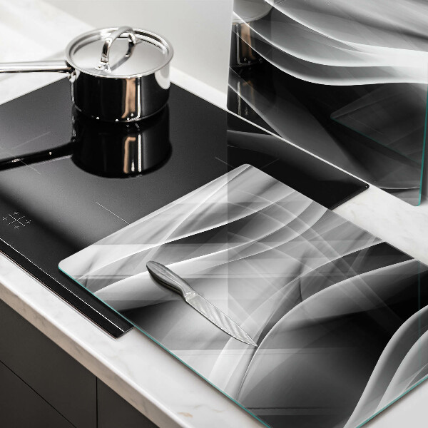 Chopping board Abstraction of smoke lines