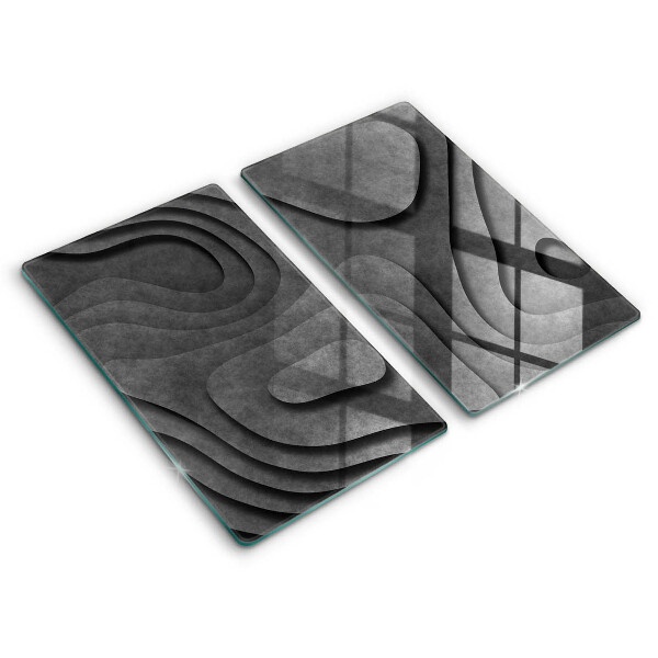 Chopping board 3D stone shapes