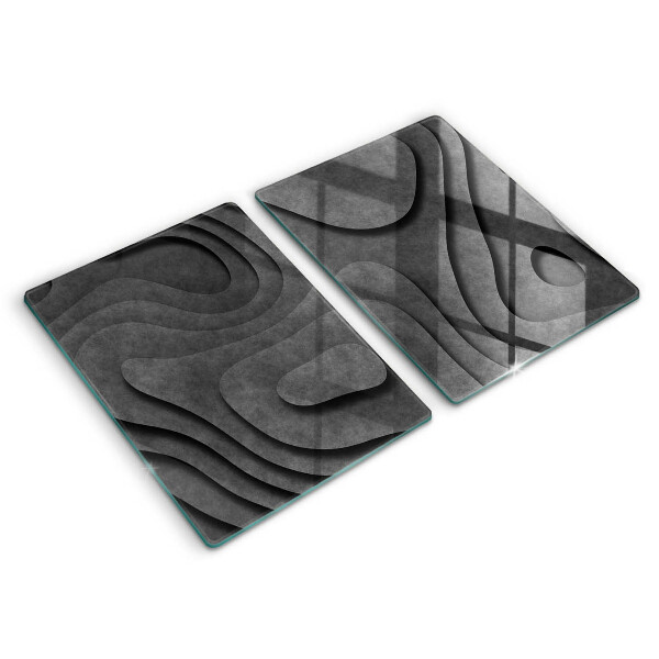 Chopping board 3D stone shapes