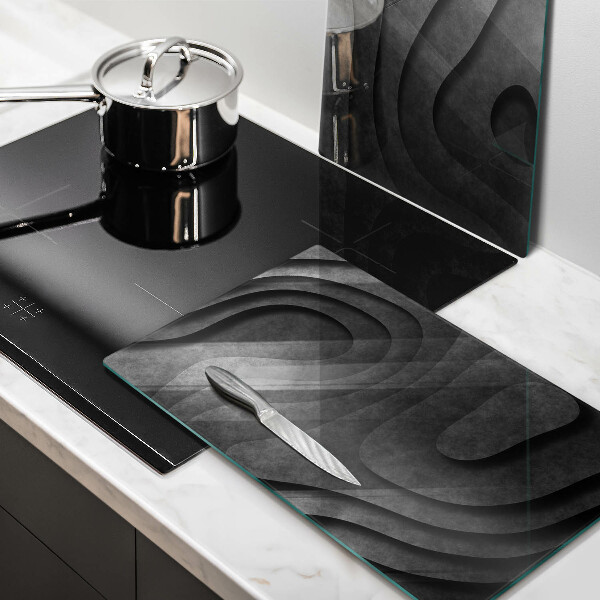 Chopping board 3D stone shapes