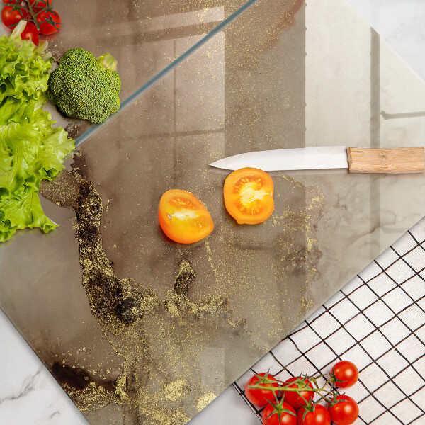Chopping board Abstraction gold
