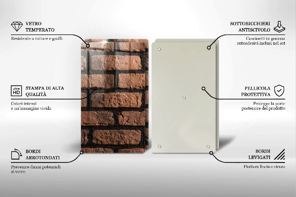 Chopping board Brick wall