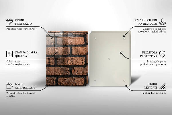 Chopping board Brick wall