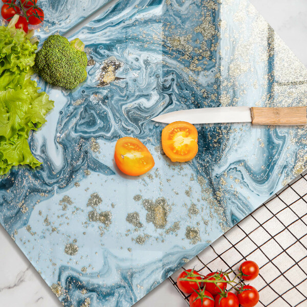 Chopping board Structure with gold