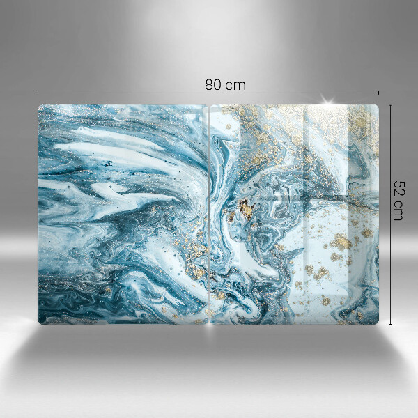 Chopping board Structure with gold