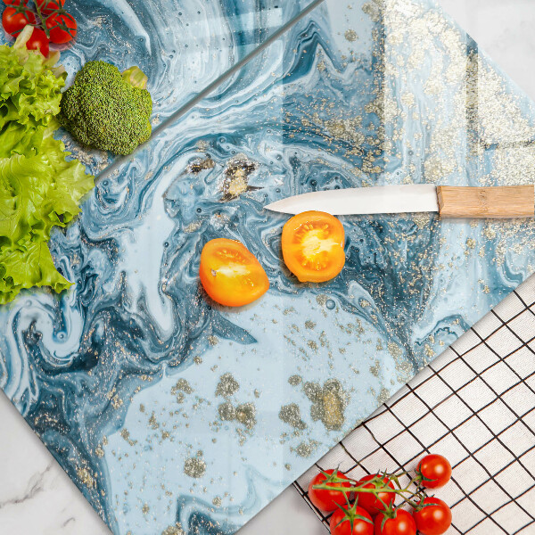 Chopping board Structure with gold