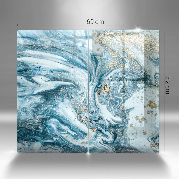 Chopping board Structure with gold