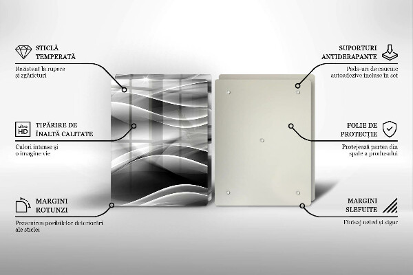 Chopping board Abstraction mild lines