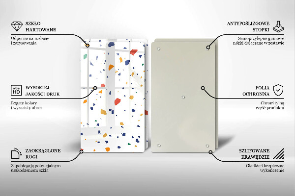 Chopping board Colored gres