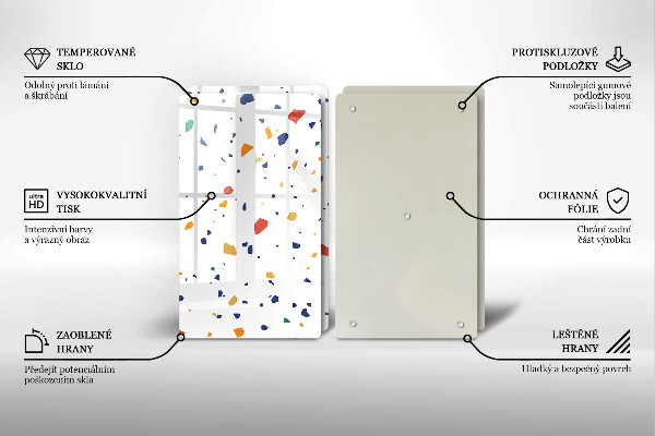 Chopping board Colored gres