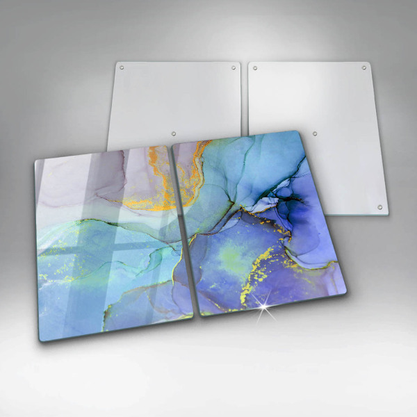 Chopping board Cracked stone gold