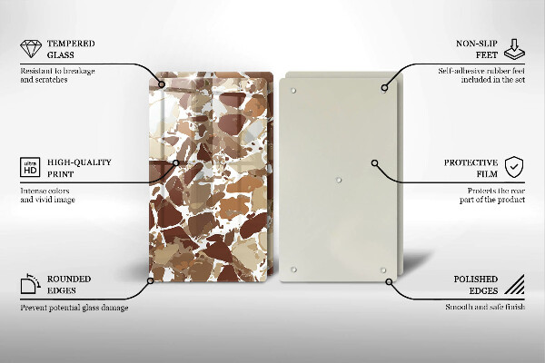 Chopping board Decorative stone stains