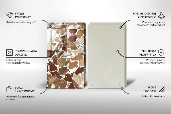 Chopping board Decorative stone stains