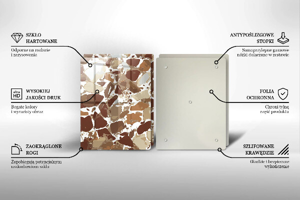 Chopping board Decorative stone stains