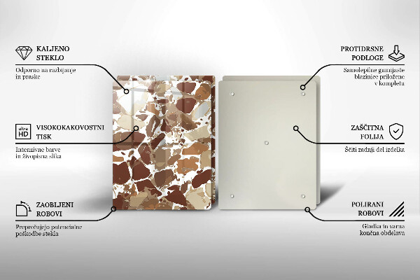 Chopping board Decorative stone stains