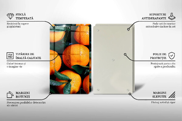 Chopping board Fruit oranges