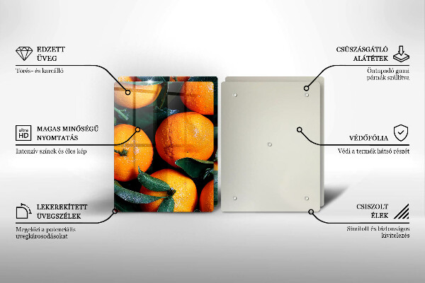 Chopping board Fruit oranges