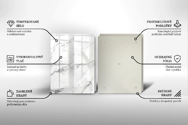 Chopping board Elegant marble texture