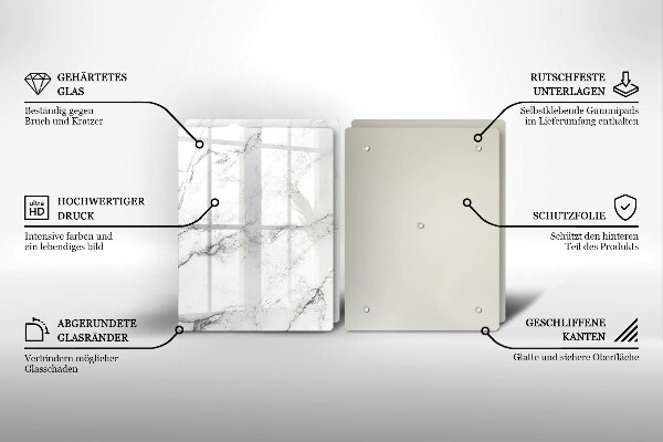 Chopping board Elegant marble texture