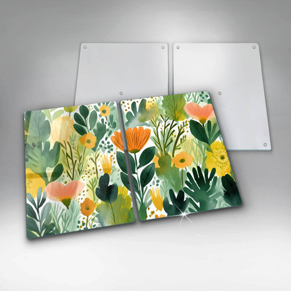 Chopping board Painted flowers