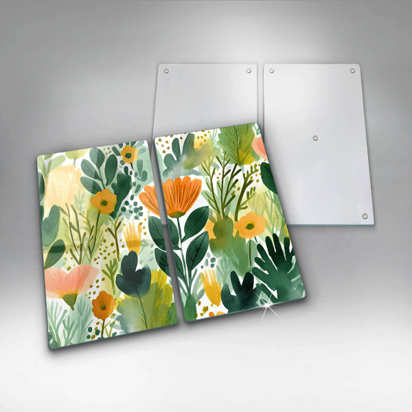 Chopping board Painted flowers