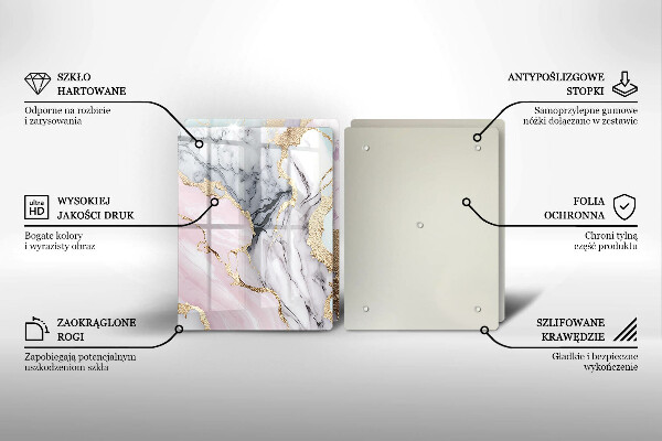 Chopping board Pastel marble