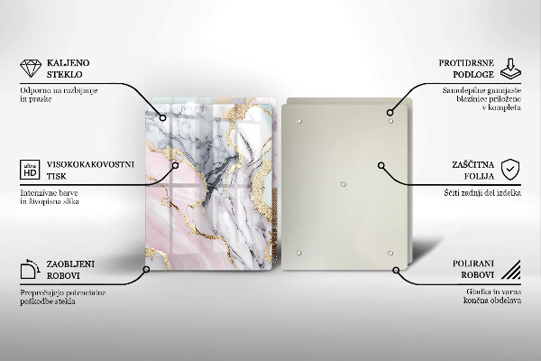 Chopping board Pastel marble