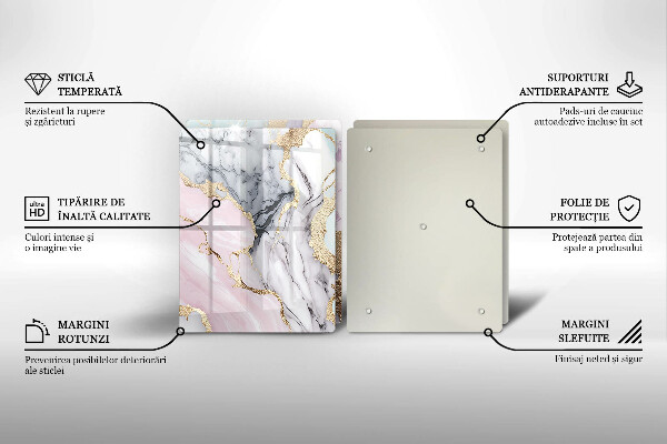 Chopping board Pastel marble