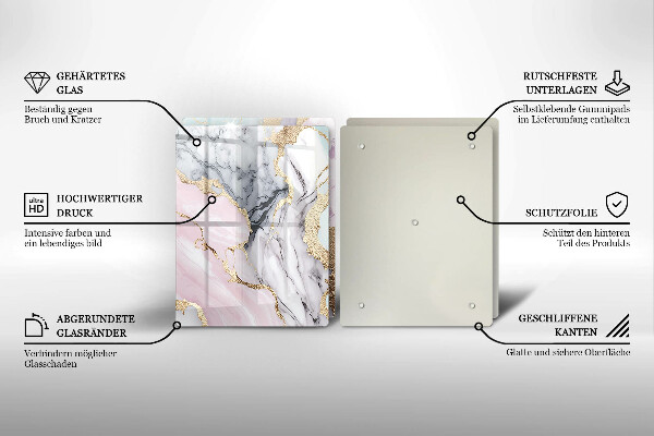 Chopping board Pastel marble