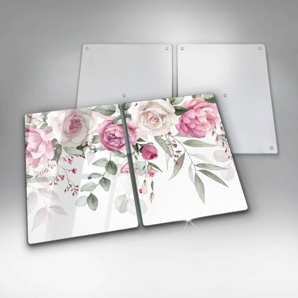 Chopping board Watercolor roses