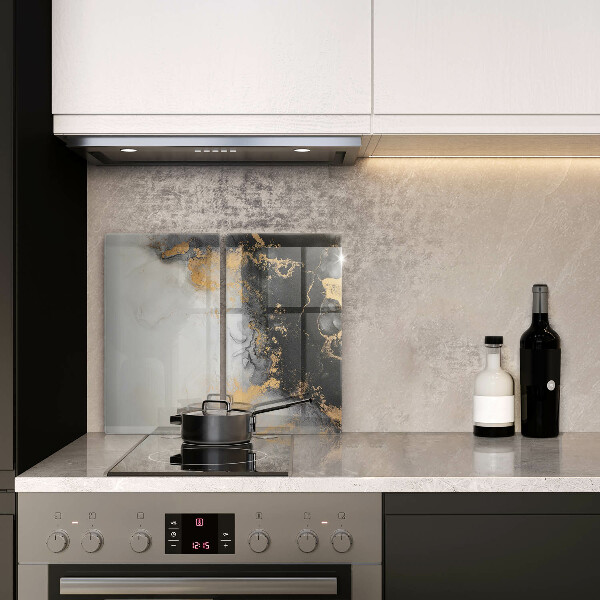 Chopping board Abstraction with gold