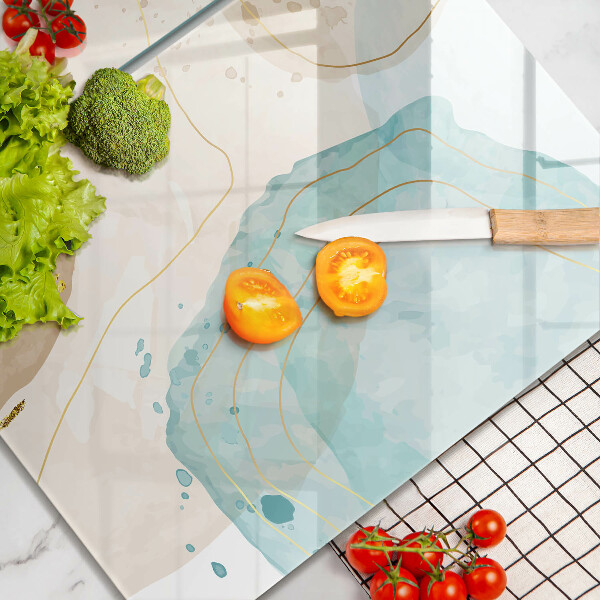 Chopping board Bright boho shapes