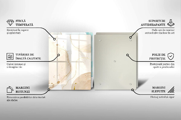 Chopping board Bright boho shapes