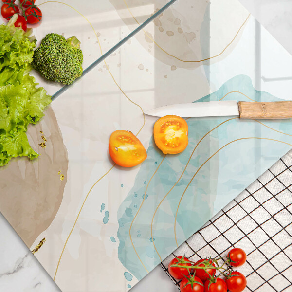 Chopping board Bright boho shapes
