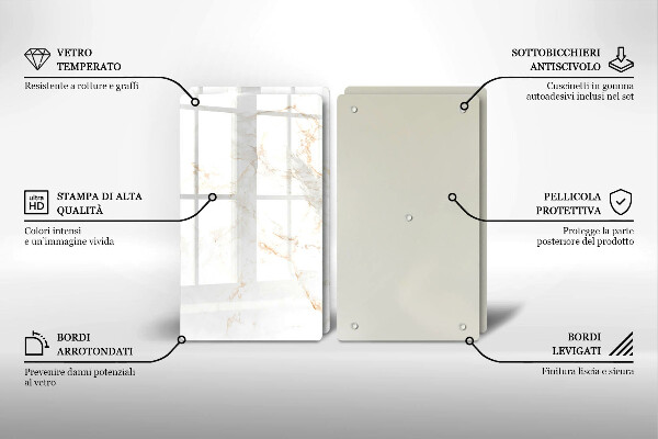 Chopping board Elegant stone marble